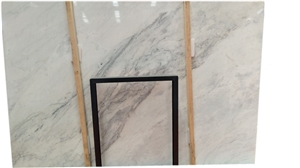 Venus White Marble Grey Veins White Marble Slab for Interior