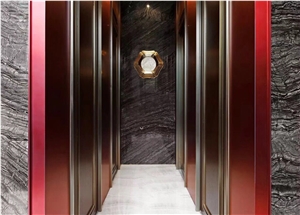 Classic Tea Tree Black Marble Slab ,Black Wooden Marble Slab Classic Tea Tree Black Marble Slab ,Black Wooden Marble Slab