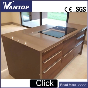 Unsui Brown Quartz Stone Countertop Quartz Kitchen Tops