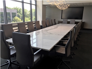 Bianco Carrara Marble Table Living Room Stone Furniture,Modern Style Tabletop