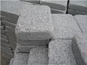 Pepperino Light Sesame G603 Granite Cube Stone Paver,Cobble Stone Brick