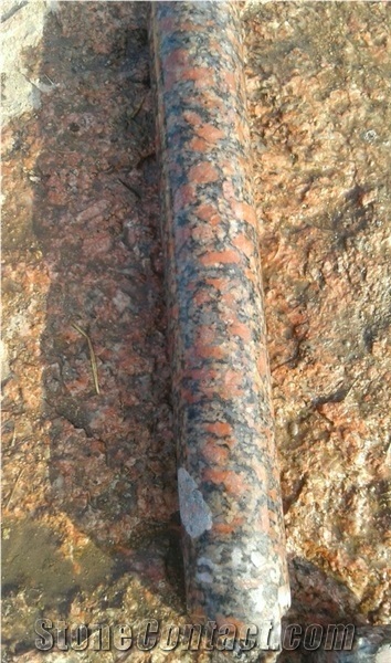 India Red Granite Block