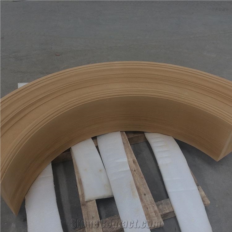 Chinese Natural Sandstone Blocks Gold Sandstone