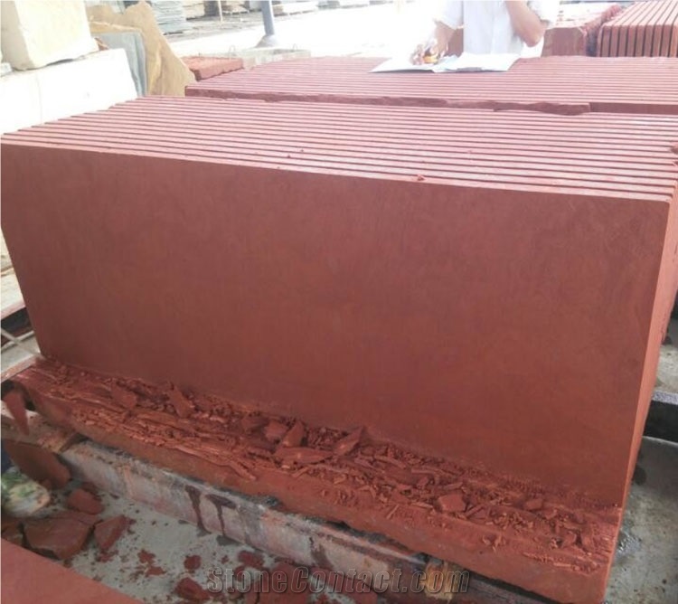 Red Sandstone Tiles Sandstone Slabs for Floor and Wall