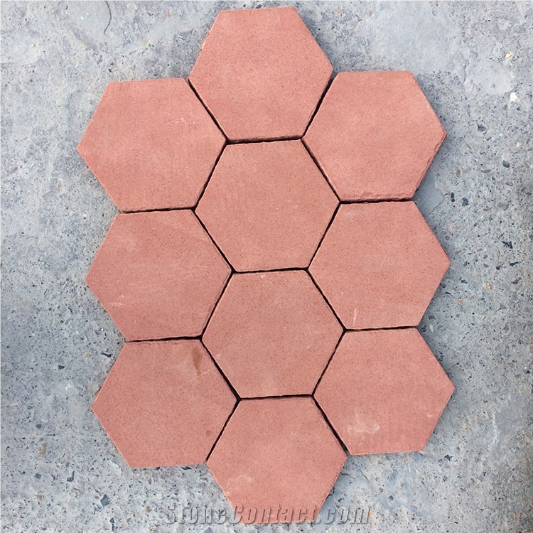 Red Sandstone Tiles Sandstone Slabs for Floor and Wall