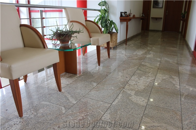Champagne Gold Granite Slabs
