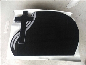Competitive Price for Russia Black Granite Headstone/ Monument