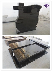 Europe Style Granite Stone Grave Tombstone/Monument, Blackmemorials