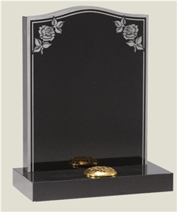 Europe Style Granite Stone Grave Tombstone/Monument, Blackmemorials
