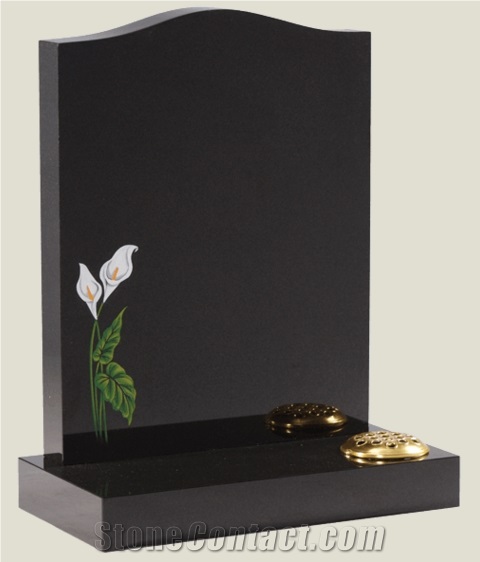 Europe Style Granite Stone Grave Tombstone/Monument, Blackmemorials