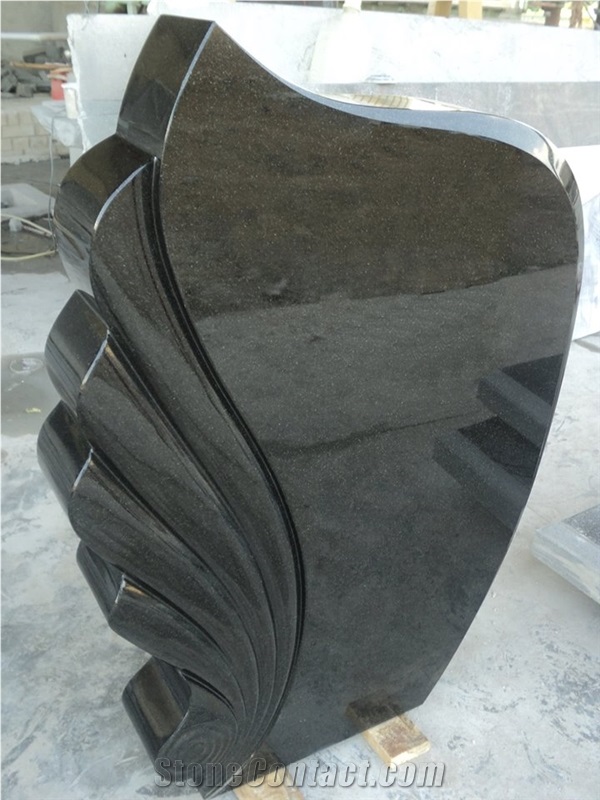Europe Style Granite Stone Grave Tombstone/Monument, Blackmemorials
