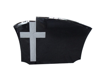 Polishsed Honed Flamed Shanxi Black Absolute Black Granite Headstone