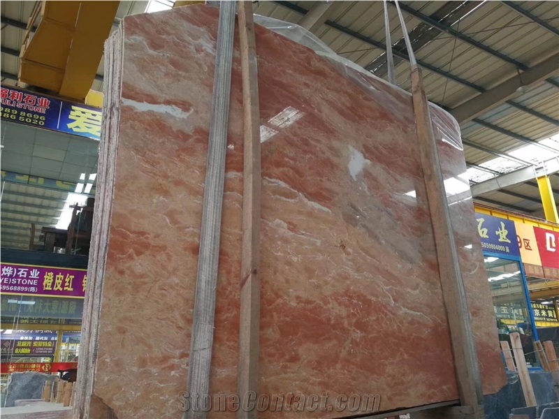 Marble Price Orange Peel Red Marble Slab and Tile