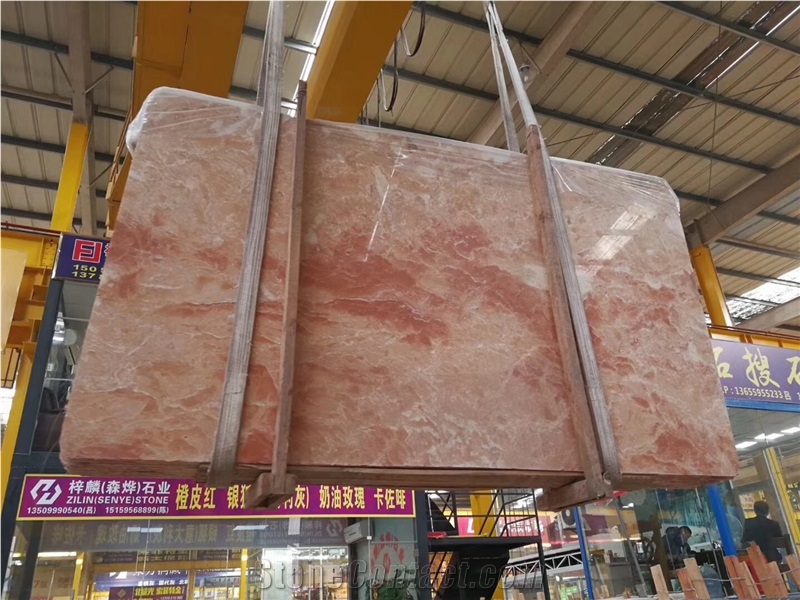 Marble Price Orange Peel Red Marble Slab and Tile