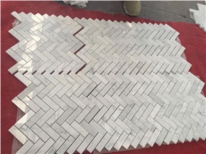 Bianco Carrara White Marble Mosaic for Interior Stone Decoration Bianco Carrara White Marble Mosaic for Interior Stone Decoration