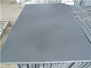 China Black Basalt Tiles, Hainan Black Honed Basalt Tiles