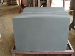 China Black Basalt Tiles, Hainan Black Honed Basalt Tiles