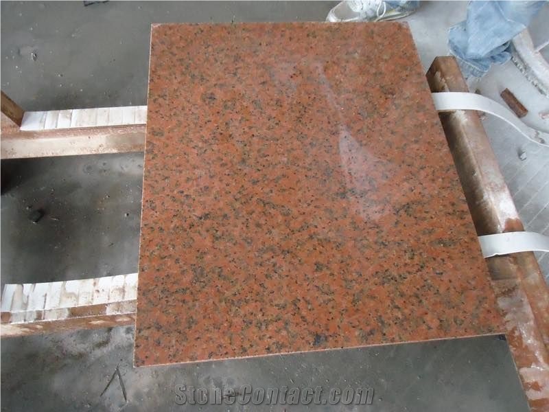China Red Granite Tiles, Tianshan Red Granite Flooring Tiles