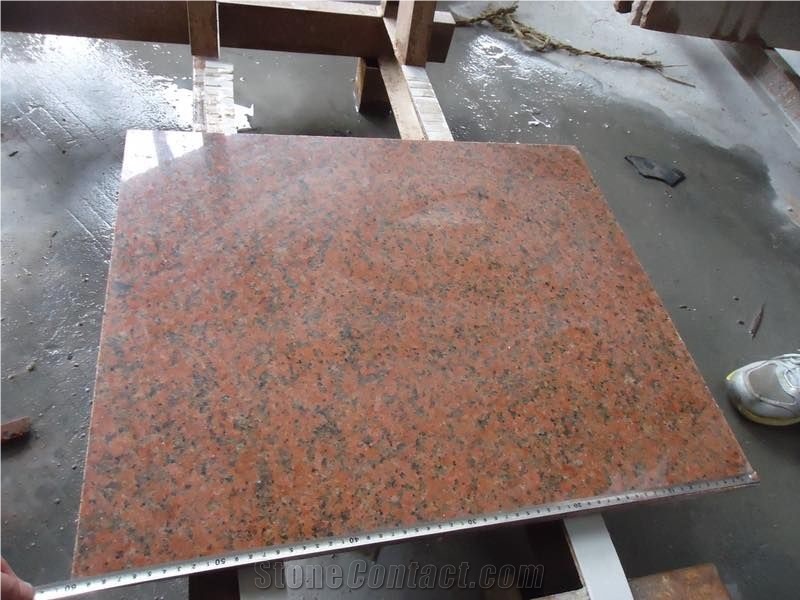 China Red Granite Tiles, Tianshan Red Granite Flooring Tiles