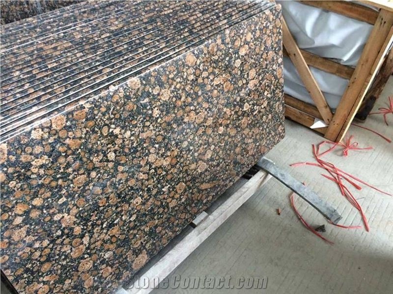 Dark Brown Granite Kitchen Countertop, Baltic Brown Granite Countertop