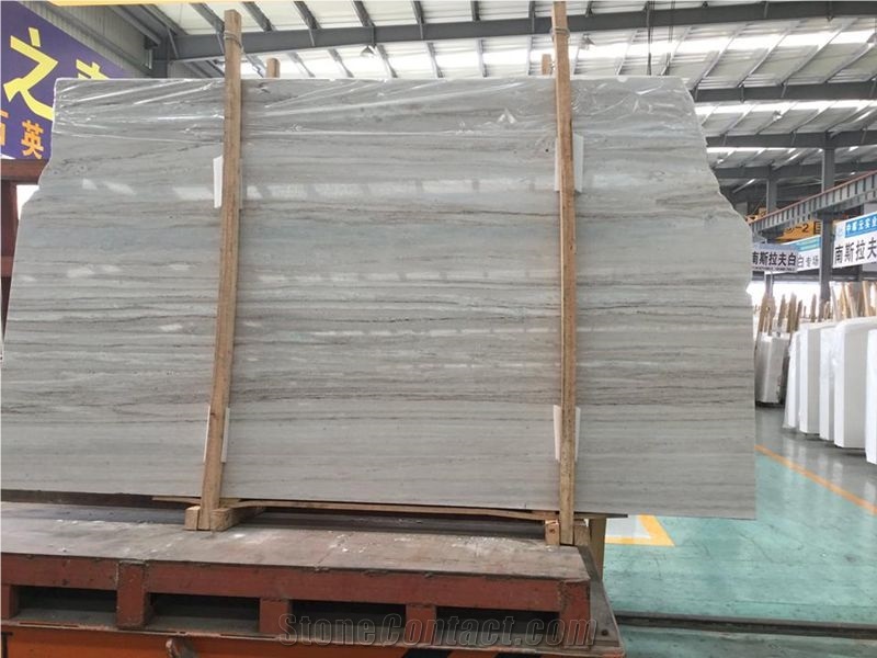 Palissandro Blue Marble Slabs, Crystal Wood Grain Marble Slabs