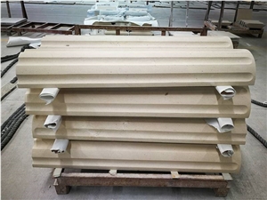 Portugal Beige Limestone Building Stones Column Sculptured Columns