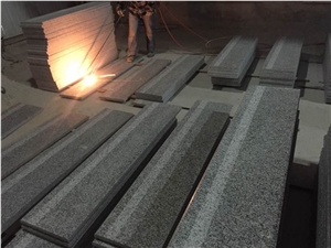 Rosa Beta Grey Granite Stairs/Steps, G623 Light Grey Granite Stairs