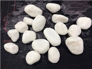White Pebble Stone,White River Pebble,White Pebble for Landscaping