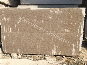 G682 Rusty Yellow/Sunset Golden Sand Granite Big/Small Stone Blocks
