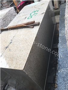 G682 Rusty Yellow/Sunset Golden Sand Granite Big/Small Stone Blocks