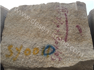 G682 Sunset Gold/Giallo Padang Yellow Rusty Granite Stone Blocks G682 Sunset Gold/Giallo Padang Yellow Rusty Granite Stone Blocks