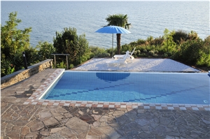 Irregula Porfido Di Albiano Slabs Pool Pavers