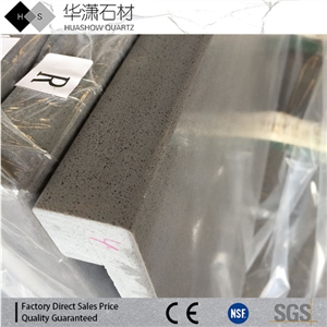Pure Brown Quartz Stone Countertops,Artificial Quartz Kitchen Tops