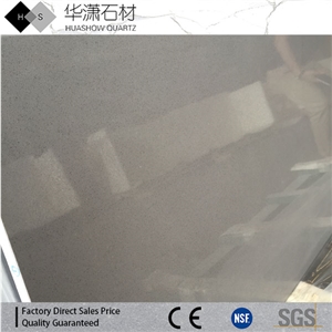 Pure Brown Quartz Stone Countertops,Artificial Quartz Kitchen Tops