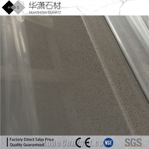 Pure Brown Quartz Stone Countertops,Artificial Quartz Kitchen Tops