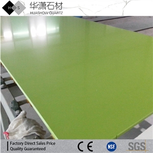 Pure Green Quartz Stone,Artificial Quartz Stone Tiles and Slabs