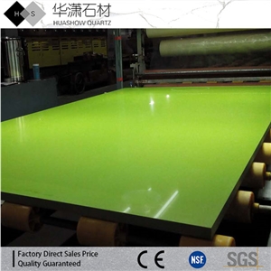 Pure Green Quartz Stone,Artificial Quartz Stone Tiles and Slabs