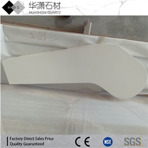 Pure White Quartz Kitchen Countertops