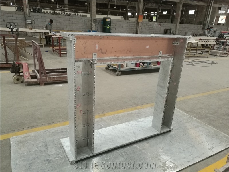 Marble Composition Diy Firepalce F004