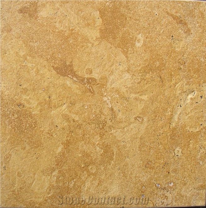 Flowery Gold Limestone Tiles