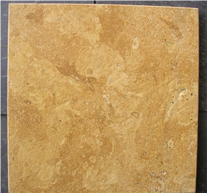 Flowery Gold Limestone Tiles