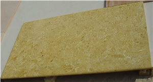 Flowery Gold Limestone Tiles