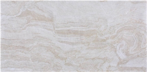 Perla Venata Quartzite Slabs, Brazil White Quartzite
