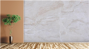 Perla Venata Quartzite Slabs, Brazil White Quartzite