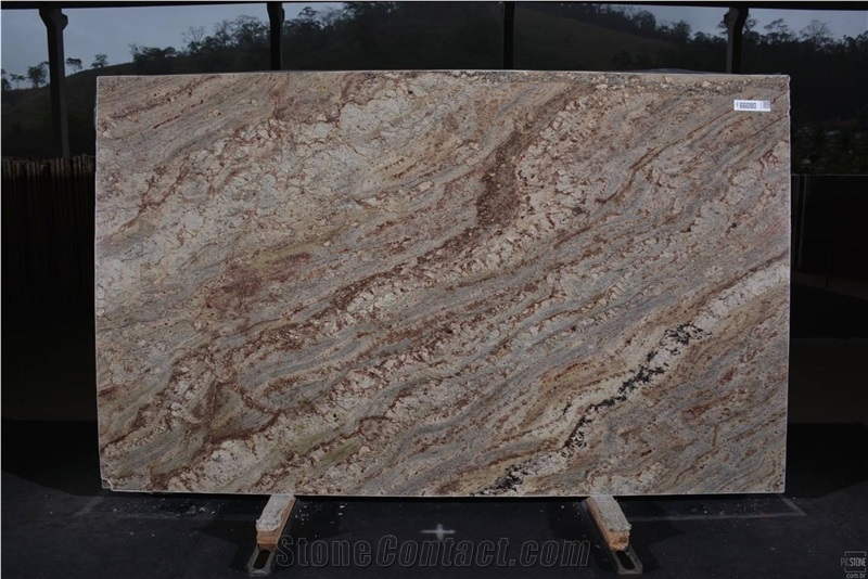 Sienna Bordeaux Granite Slabs Tiles