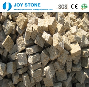Hexagon Cheap Driveway Interlock Natural Granite G682 Pave Cube Stone