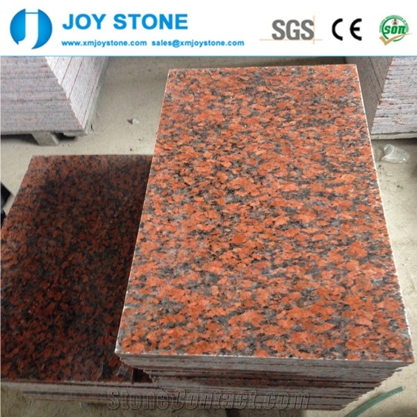 Leaf Red G562 G4562 Chinese Capao Bonito Cenxi Hong Maple Granite Tile