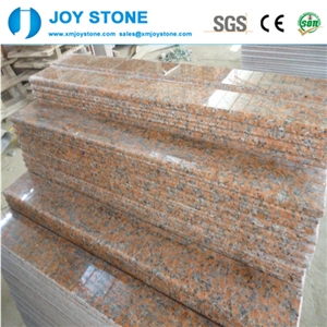 Polished Maple Red Step Stones Granite Stairs Skirting Polished Maple Red Step Stones Granite Stairs Skirting