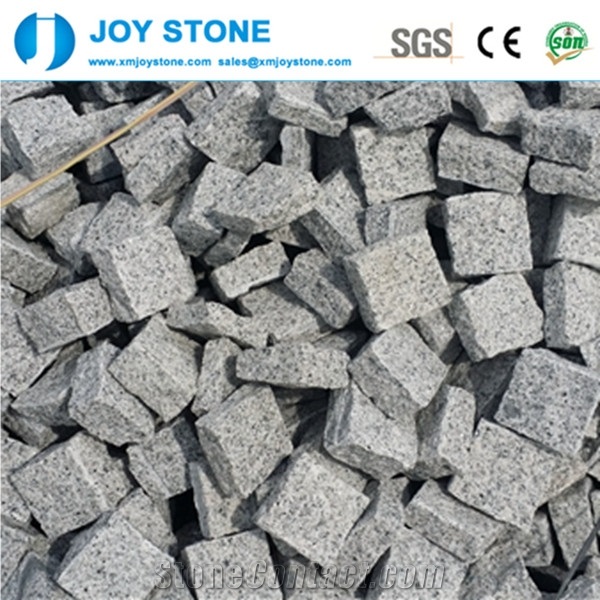 Split Haicang White China Bianco Sardo G623 Grey Granite Cobble Stone