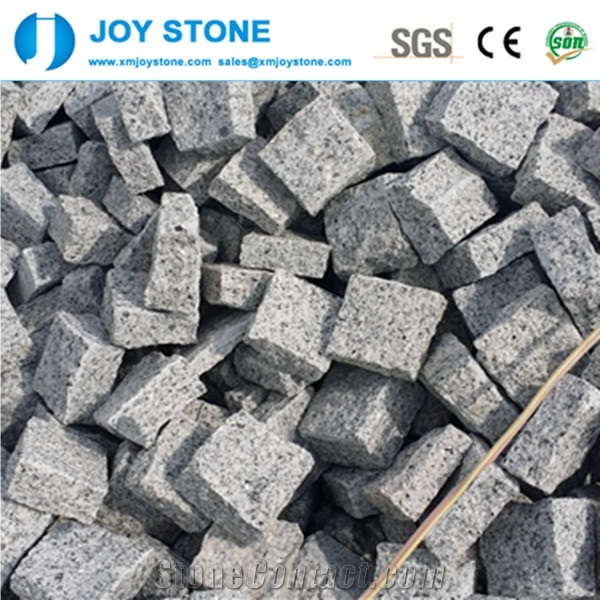 Split Haicang White China Bianco Sardo G623 Grey Granite Cobble Stone